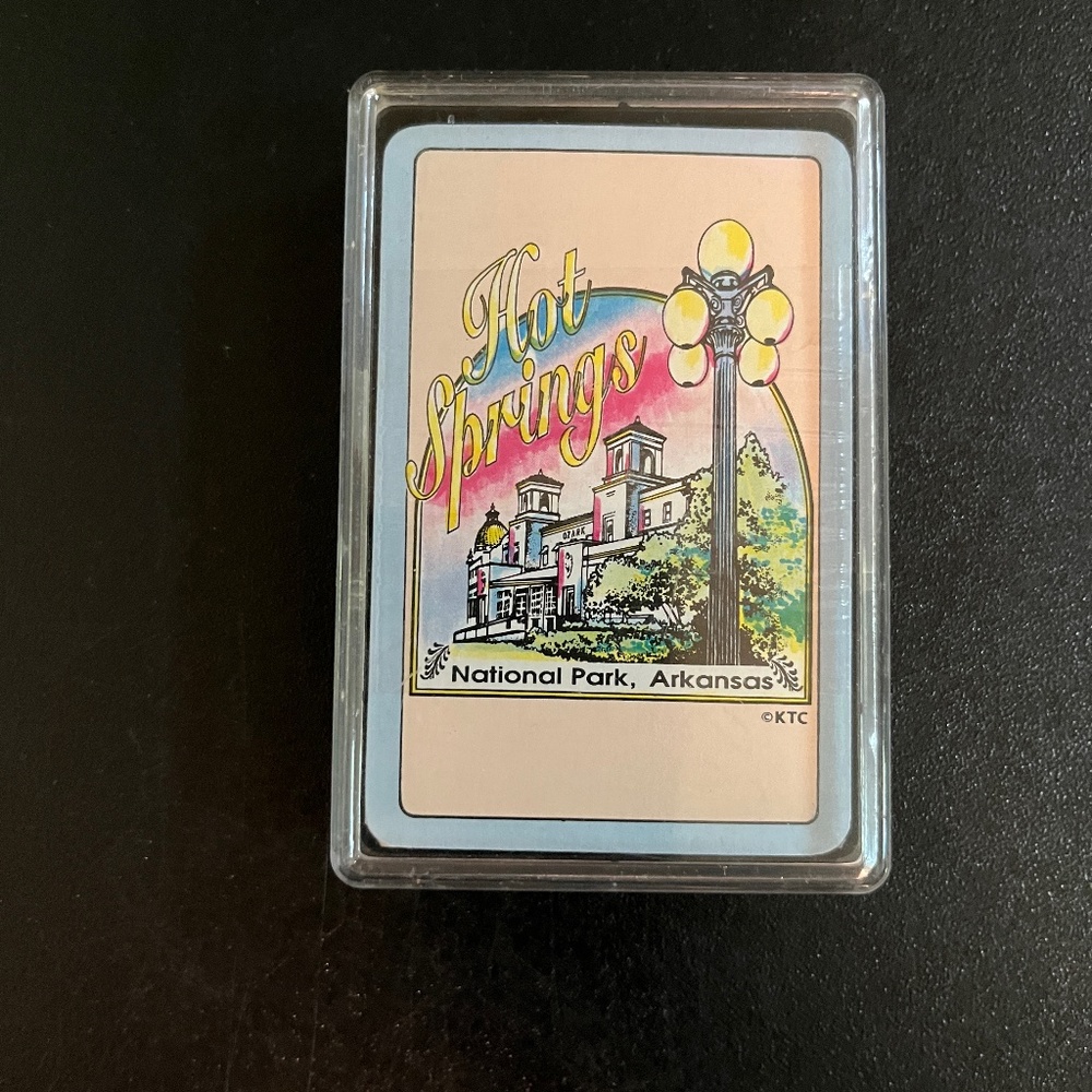 Hot Springs National Park Arkansas Souvenir Playing Cards in Box, Sealed Cards